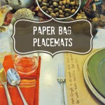 paper bag placemat
