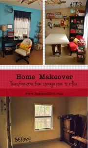 home makeover storage to office