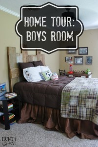 home tour boys room hunt and host