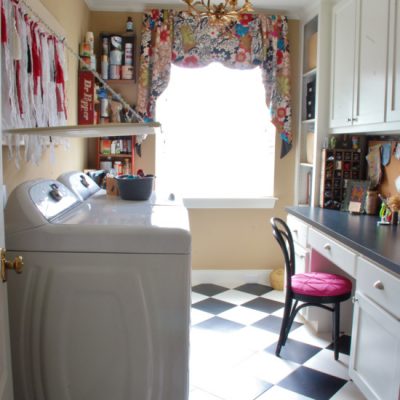 Hunt & Host Home Tour: Laundry Room/Craft Room