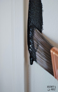 black wall Painting tips tricks shortcuts hunt and host