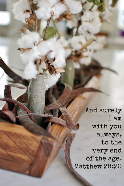 and surely I am with you always to the very end of the age matthew 28