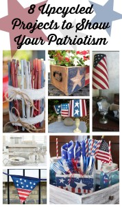 8 Upcycled Projects to show your patriotism www.huntandhost.net