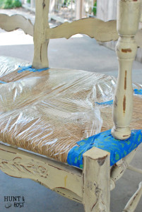 This Seagull inspired coastal bench makeover is just one of many coastal inspired furniture flips you'll find here! www.huntandhost.net