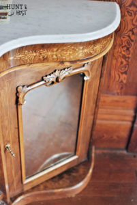 This gorgeous piece of furniture served a pinpoint purpose...to check your petticoat on the way out the door. Looking for your purpose? Some tips here!