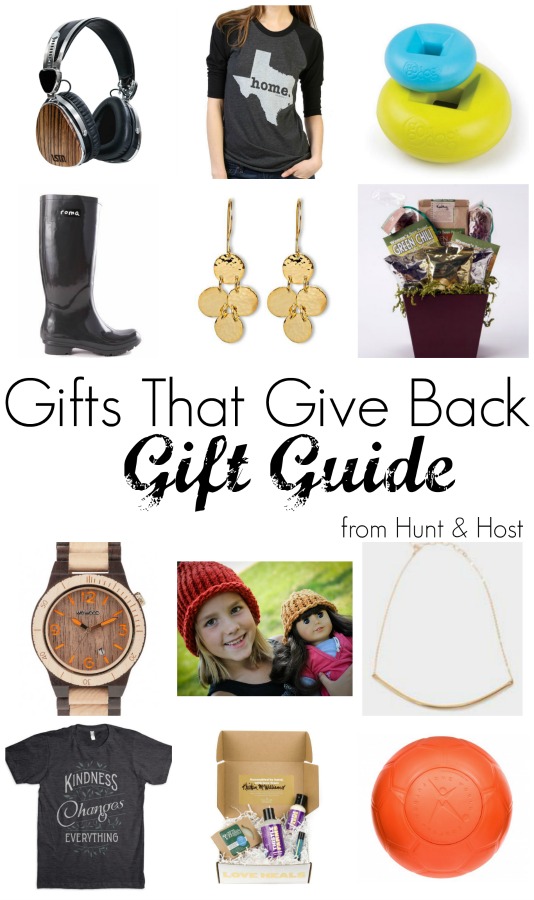 Gifts That Give Back Gift Guide