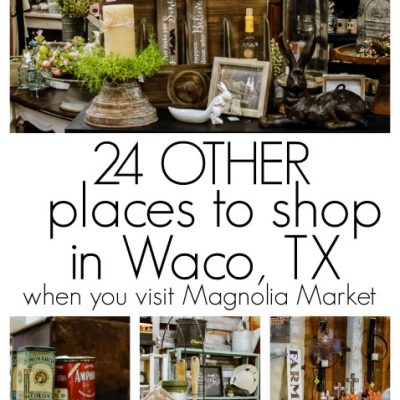 24 Other Places to Shop in Waco, Texas and A Spring Trip to Magnolia Market