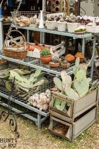 Trends from the 2017 Round Top Antiques Week Show in Texas. Galvanized everything, woods and whites, nature decor, chicken coop and farmhouse heaven, unique storage ideas, succulents, wooden crates and tons of texture round out the list!