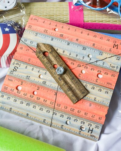 What a fun DIY from the dollar store, you have to see how she made wooden rulers into a solution for the kids fighting! And it's not a spanker ruler, lol!