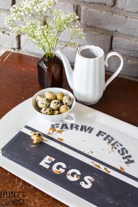 Mix and match stencils to get the look you are going for. This farmhouse stencil tray was a combination of stencils. Psalm 62:6