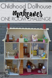 Follow along in the One Room Challenge as I makeover my childhood dollhouse. This love filled makeover will be filled with fond memories and fresh ideas!
