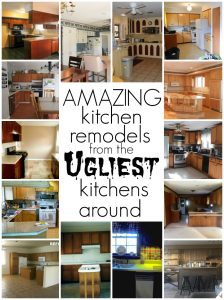 Amazing kitchen remodels from the ugliest kitchens around. DIY kitchen renovation tips, tircks and ideas!