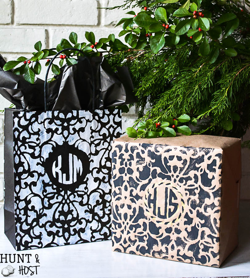 How to Make a Monogrammed Gift Topper