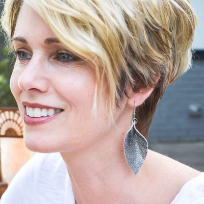 Purge to Project: Make Your Own Leather Earrings