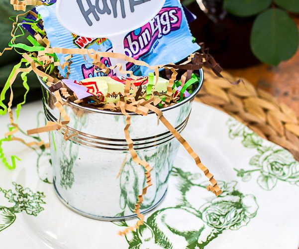 Dollar store Easter decorating ideas. Make a cute and easy Easter table for the kids plus other spring decor from the dollar store here!