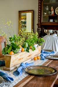 A sweet sugar mold tablescape idea, layer on the warmth and charm with these simple decorating elements from the dollar bins and thrift stores.