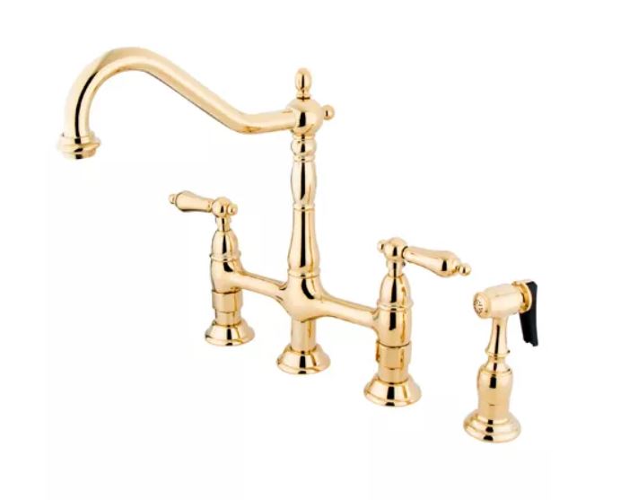 Gold Kitchen Faucet French Country Kitchen Remodel Salvaged Living
