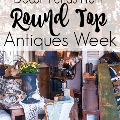Trends From Antiques Week in Round Top Texas