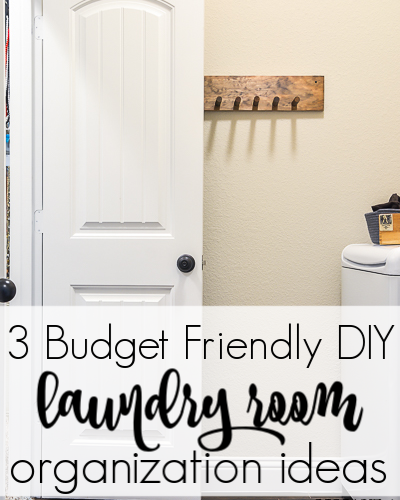 Here are a few simple DIY projects to organize your laundry room on a budget and keep you house clean this year - joyfully! Make your laundry room look beautiful and you will enjoy your time there more. Plus get the right cleaning tools to make your house cleaning easy, like the Bona spray mop that I am in love with. See how vintage items can cozy up a laundry room and create unique storage solutions for laundry room organization on a budget everyone can get behind. #laundryroom #organizationhack #diyorganization #bona