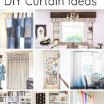 Unexpected DIY curtain ideas for your home,. Theses easy curtain ideas will have you treating your window in no time. A variety of textures, colors and styles wait in this DIY window curtain collection. #windowcovering #DIYcurtain #drapes #dropclothcurtaintutorial #prettywindow