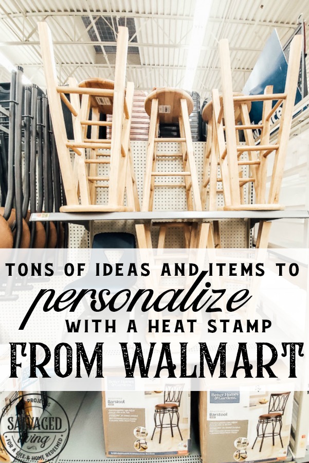 Personalize these inexpensive finds from Walmart with your Walnut Hollow Versa Tool and Hot stamps. Tons of personalized gift ideas, great for Father's Day gifts, Mother's Day gifts and special Christmas presents. Wood-burning letters is very easy and quick to do with tons of personalizing potential. #woddburning #personalizedgift #monogram #inexpensivegiftideas #DIYgifts #heatstamp 