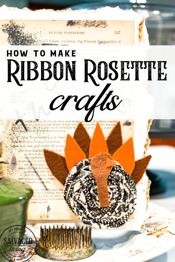 Make the cutest holiday crafts from ribbon with these ribbon rosette craft ideas. Perfect for a Christmas pet collar or simple Thanksgiving home decor you can use these crafts for a variety of holiday home decorating ideas! Great to make with the kids for a holiday craft you can do together. #christmascrafts #easyornaments #thanksgivingcraft #DIYholidaydecorcraft