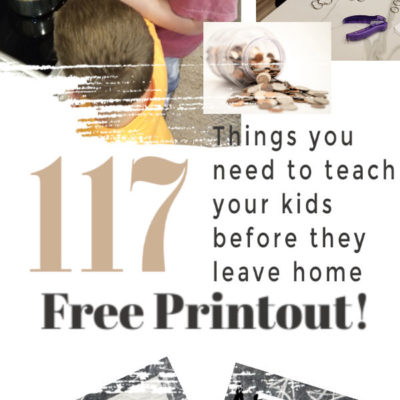 117 Things to Teach Your Kids Before They Move Out