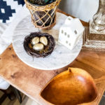 this list is full of amazing ways to decorate with wood bowls. Using wooden bowls in your decor is a great way to add vintage style, warmth, depth and texture to your home decorating. You can find wooden bowls in thrift stores and garage sales then use them in your home decor with this simple decorating ideas! #woodensaladbowl #vintagedecor #cozyhome #decoratingideas