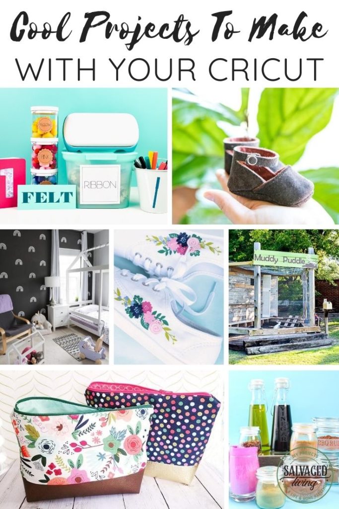 Check out a list of cool projects to make with your Cricut. Great project ideas for Cricut beginners to learn how to use a Cricut machine. #cricutideas #cricuttutorials #crciutprojects