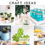 Gather a list of ideas to craft with your left over Oui yogurt jars. THESE INSPIRING Oui yogurt jar craft ideas will give you a ton of DIY project inspiration to tackle some budget friendly home decor accessories. #ouiyogurt #ouicraftideas #DIYaccessories