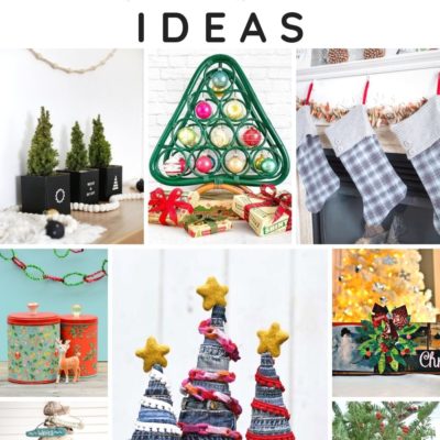 Upcycled Christmas Decor Ideas