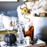 Create a fun Halloween tablescape with dollar stores supplies with these great Halloween decorating tutorials that are budget friendly for your holiday decorating! #halloweentable #dollarstoreHalloween #budgetHalloweenDecor