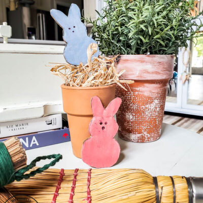 DIY Peep Bunny Craft For Easter Decor