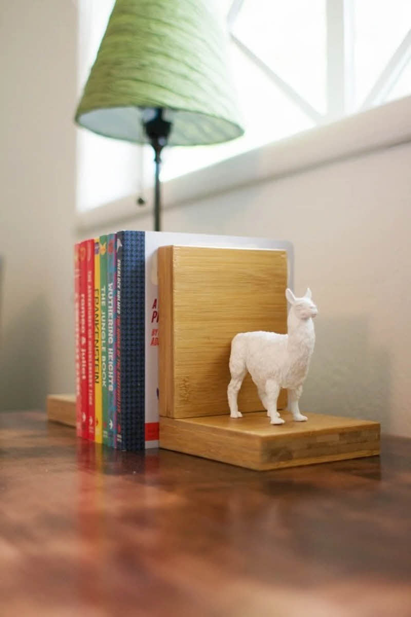 21 Amazing DIY Bookend Projects That You Will Love Salvaged Living   DIY Bookend Projects 20 