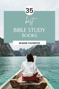 best bible study books pin image