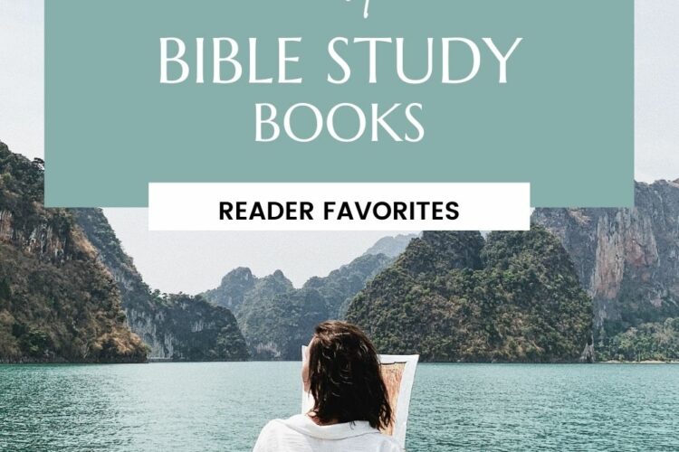 best bible study books pin image