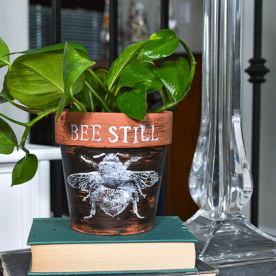 How To Make Beautiful DIY Stamped Terra Cotta Pots
