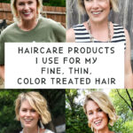 The best hair care products for fine hair. If you have thin, fine, color treated hair like I do then you need to try these amazing hair products to get your hair in shape, these products work on short fine hair for full-body, great texture and perfect short hair styling! #shorthair #shorthaircare #finehair #thinhair #blondehaircare