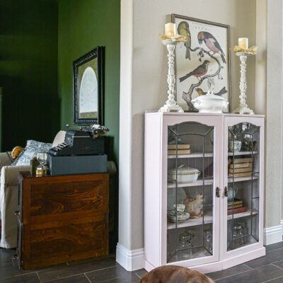 Antique Cabinet Makeover with Spray Paint