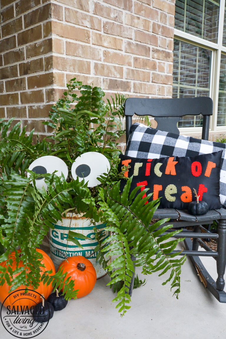 DIY Glow In The Dark Halloween Decor - Salvaged Living