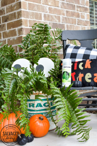 DIY Glow In The Dark Halloween Decor - Salvaged Living