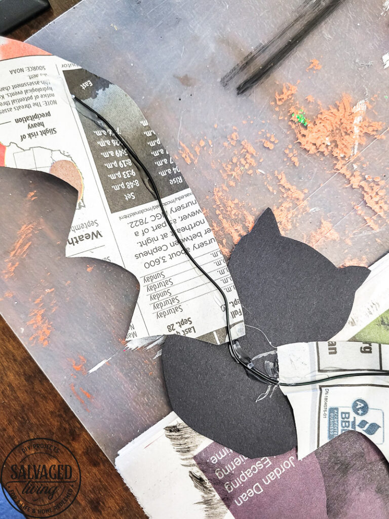 3 budget friendly DIY Halloween decorations are precious and so simple to make yourself. These Halloween decor ideas use newspaper as the main craft supply so you can create new Halloween decor that won't break the bank - turn those scary headlines into crafty decor instead! #papercraft #DIYHalloweenDecor #Halloweencraft #budgetHalloweenideas