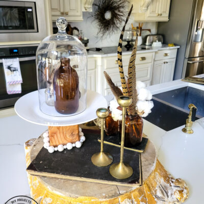 DIY Rustic Cake Stand
