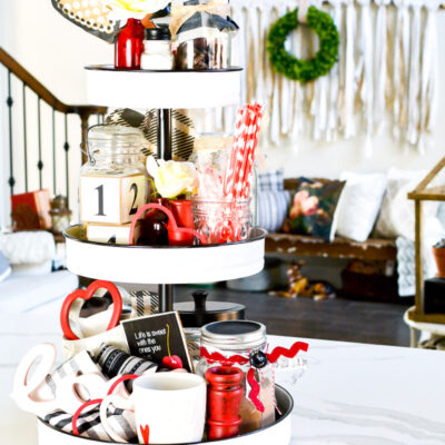 Valentine’s Day Hot Chocolate Bar Tiered Tray