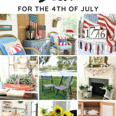 Vintage Summer Decor For The 4th Of July