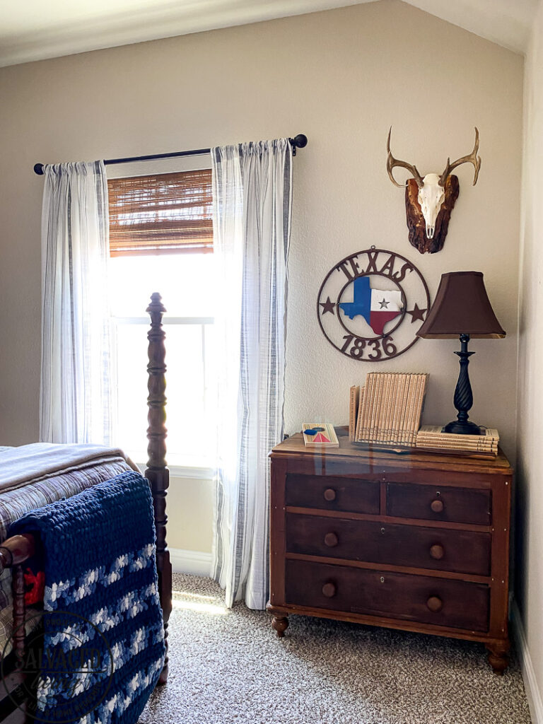 Vintage Hunting Bedroom For My Teen Boy - Salvaged Living