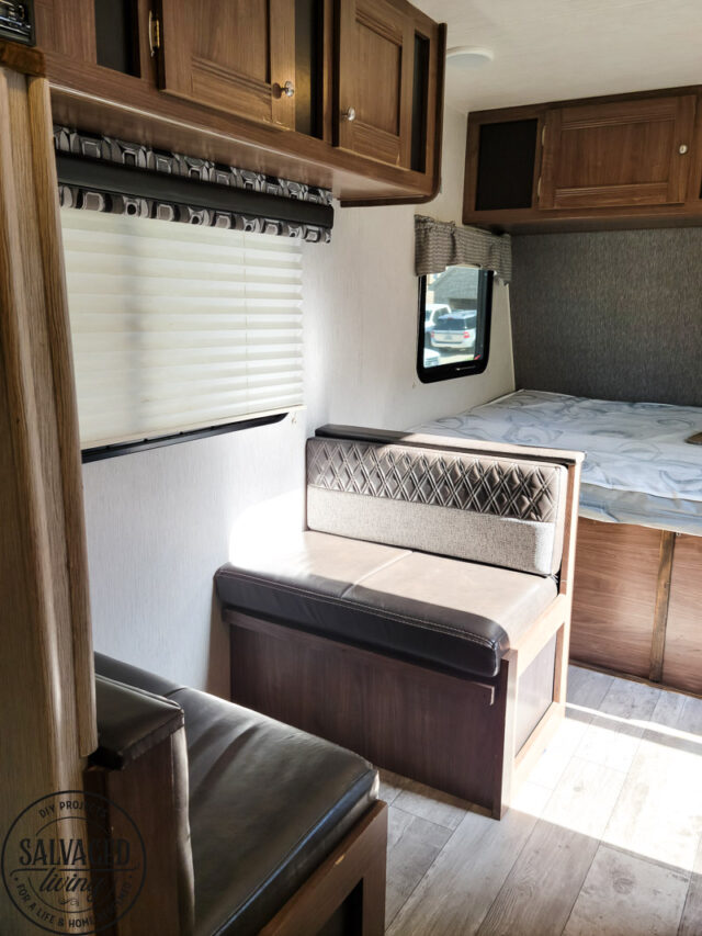 The Best Bedding For An RV Salvaged Living   RV Makeover 6 640x853 