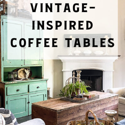 The Best Vintage-Inspired Coffee Tables