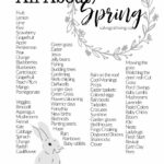All About Spring free decorating inspiration list. Use this free print out to help brainstorm decorating ideas, feeling and themes for your spring decor. It is always helpful to have a jumping off point in your decorating and sometimes one spring word or spring feeling can help you tie it all together and bring that spring decorating home. Perfect for spring mantel decor ideas, spring table setting inspiration and spring home decor! #springdecoartingideas #springvibe #springdecor #springwords #decoratinginspiration