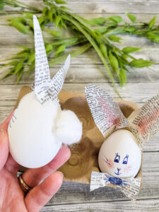 The perfect DIY to let your mind run wild on a budget... and you end up with sweet Easter decor at the end. Can you say win-win with me? #easydiy #easterdiy #pape